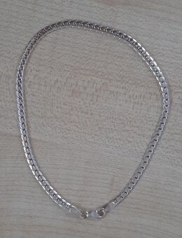 Fußkettchen Damen, 925 Sterling Silber, Panzerkette, 1,8 mm breit, 25-26 cm lang, 7 Gramm - Puchheim