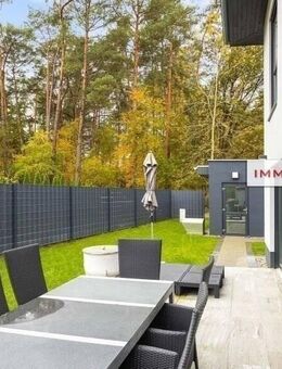 IMMOBERLIN.DE - Energieeffizientes Einfamilienhaus mit Südterrasse & Garage in naturschöner Lage in Seenähe - Wandlitz