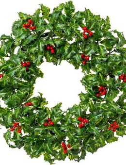 Creativ green Dekokranz Weihnachtsdeko, mit Ilex-Beeren