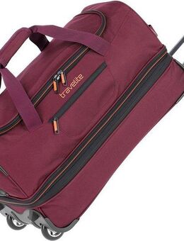 travelite Reisetasche BASICS, 55 cm, Duffle Bag Sporttasche mit Trolleyfunktion und Volumenerweiterung