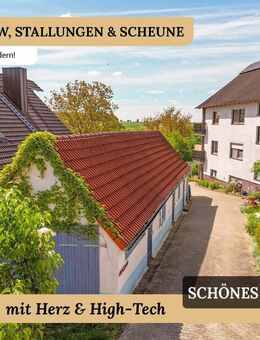 ZFH in Seenähe mit ELW, Nebengebäuden und Weidefläche - Arberg