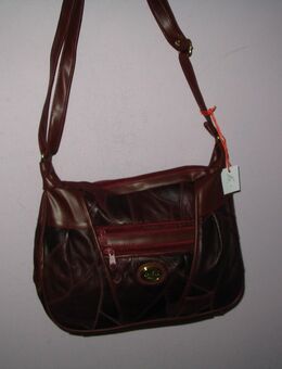 STE-23,Handtasche, Patchwork-Leder, Schultertasche, Rotbraun, NEU, new, handbag, - Lübeck