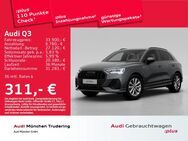 Audi Q3, 45 TFSI e S line Opitk-Paket schwarz, Jahr 2021 - München