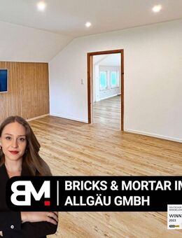 3 Zimmer Dachgeschosswohnung - nahe am Alpsee und Ferienvermietung möglich - Immenstadt (Allgäu)