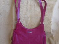 NEU * Ausgefallen * stylisch * Original VINTAGE * Leder- Imitat * Vegan * Hand * Umhänge * Tasche * Bag ''eternal love'' kamin- rot * - Riedlingen