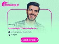 Psycholog:in (Diplom / Master) / Psychologische:r Psychotherapeut:in (m/w/d) in Teilzeit - Stuttgart