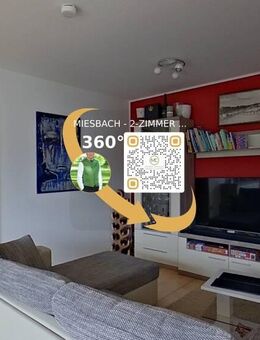 GEPFLEGTE 2 ZIMMERWOHNUNG, GANZ OBEN - MIT PARKBLICK - HELL UND RUHIG - Mit BALKON - EBK - TG - - Miesbach