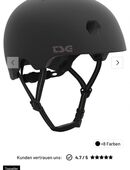 Titus TSG Meta Solid Color Skater Biker Helm schwarz Gr. 54-57 in 28327