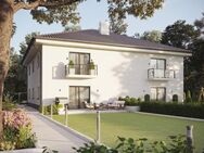 Neubau Stolzenhagen, Grundstück in Seenähe am Wald: Doppelhaushälfte günstig finanzieren mit KfW40NH - Wandlitz