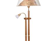 LED Stehlampe, LED wechselbar, Warmweiß, Mit Leseleuchte