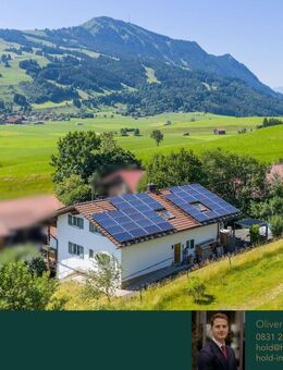 Alpenfeeling pur: Zweifamilienhaus mit Bergblick in Rettenberg - Rettenberg