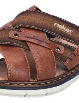 Rieker Pantolette, Sommerschuh, Schlappen, Poolslides, mit Leder-Innensohle