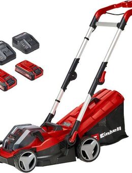 Einhell Akkurasenmäher Einhell Power X-Change RASARRO 36/34, 34 cm Schnittbreite, mit 2x Akku 18V/3,0Ah und 2x Ladegerät