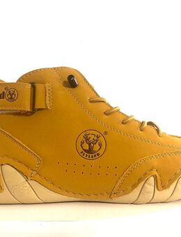 NEU Herren Damen Knöchelstiefel Gelb Wheat Flyland Gr. 40 Unisex - Dresden