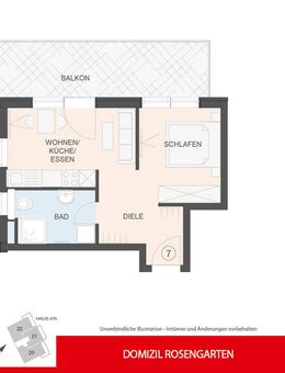 DOMIZIL ROSENGARTEN -2 Zi MIT FERIENWOHNUNG NUTZUNG -WHG07 - Garmisch-Partenkirchen