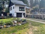 kleines 1-FH, Ferienhaus in idyllischer absolut ruhigster Lage Nähe Rennsteig/Thüringer Wald mit unverbaubarem Weitblick - Nahetal-Waldau