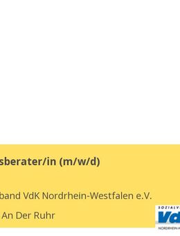Sozialrechtsberater/in (m/w/d) - Mülheim (Ruhr)