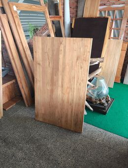 Tischplatte Esstisch Tisch Schreibtisch recyceltem Teakholz Holz Massivholz Teak - Duisburg