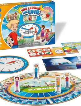 Ravensburger Spiel tiptoi® Wir lernen die Uhr, Made in Europe