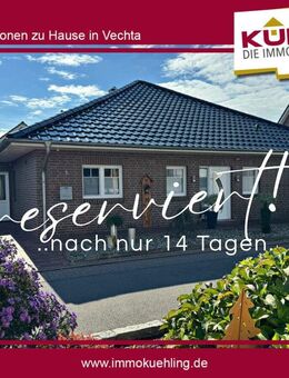 Charmanter Bungalow mit Garten und Garage! - Goldenstedt