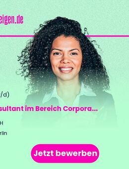 (Junior) Consultant (m/w/d) im Bereich Corporate Finance und M&A Beratung - Berlin