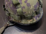 Dänischer Gefechtshelm CF Gallet Danish Einsatz Helm m. Helmbezug Flecktarn S - Konstanz