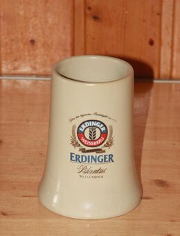 Erdinger Weissbier Pikantus Weizenbock Bierkrug Steingut Steinzeug Keramik 0,5L 2 alt neuwertig Sahm - Borken