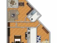 3-Zimmer-Dachgeschoss-Wohnung mit Balkon in Gerwisch (Dbl. 2 /WE 5) - Gommern Menz