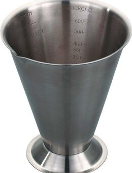 GSD HAUSHALTSGERÄTE Messbecher, Edelstahl, 750 ml