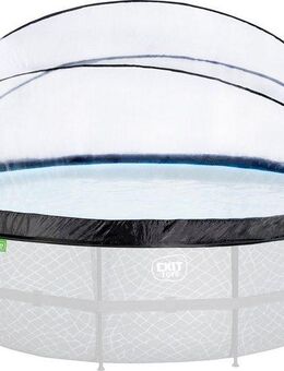 EXIT Poolverdeck multifunktionale Abdeckung zum Aufklappen, geeignet für Framepools