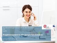 Projektassistent/in für temporäre Einsätze - Frankfurt (Main)