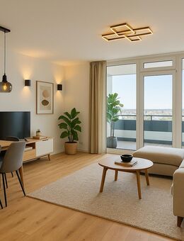 Penthouse-Feeling: Stilvoll sanierte 3-Zi-Whg mit Alpenblick und TG-Stellplatz - ohne Provision! - Taufkirchen (Landkreis München)