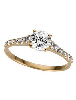 Firetti Goldring Schmuck Geschenk Gold 333 Damenring Goldring, mit Zirkonia (synth)