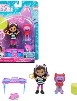 Spin Master Spielwelt Gabby's Dollhouse - Cat-tivity Pack – Musikset mit DJ Catnip, Karaoke Party