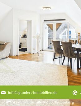 Gemütliches Dachgeschoss-Refugium mit Balkon - stilvoll wohnen unter den Sternen von Limburg - Limburg (Lahn)