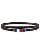 Tommy Hilfiger Armband Schmuck Edelstahl Armschmuck Wickelarmband, mit Emaille in 00000