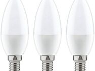 Paulmann LED-Leuchtmittel Kerze 4W E14 230V Warmweiß 3er-Pack, E14, 3 St., Warmweiß, 2700 Kelvin