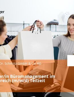 Mitarbeiter/in Büromanagement im Fashionbereich (m/w/d) Teilzeit - Köln