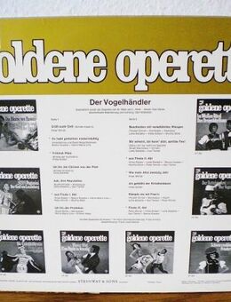 Goldene Operette-Der Vogelhändler-Vinyl-LP,Telefunken,ca. 60er Jahre - Linnich