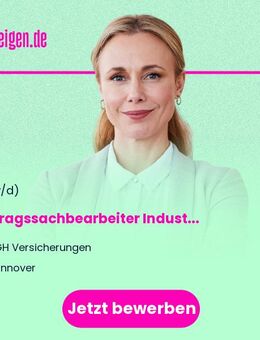 Vertragssachbearbeiter (m/w/d) Industrielle Sachversicherungen - Hannover