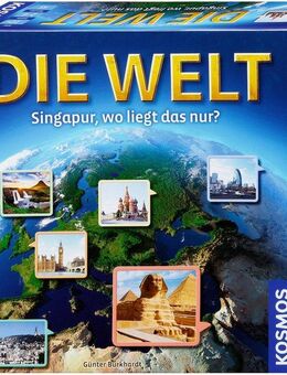 Kosmos Spiel Die Welt - Singapur, wo liegt das nur?, Geografie-Spiel, Made in Germany