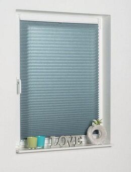 K-HOME Plissee Klemmfix Pisa, Lichtschutz, ohne Bohren, verspannt, Klemmfix, Crushed-Optik