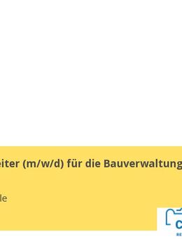 Sachbearbeiter (d/m/w) für die Bauverwaltung - Celle