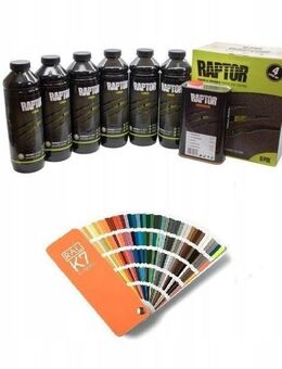 6x Original RAPTOR Lack UPOL je 950ml / 5,7l Härter & 600ML RAL-Farbton Ihrer Wahl komplett Set RLT/S4 - Wuppertal