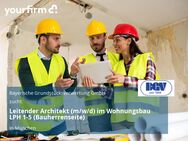 Leitender Architekt (m/w/d) im Wohnungsbau LPH 1-5 (Bauherrenseite) - München