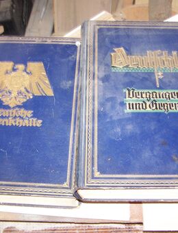 Prachtbände Deutsche Gedenkhalle u. Deutschland Vergangenheit und Gegenwart - Kirchenlamitz