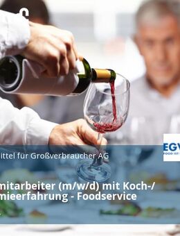 Vertriebsmitarbeiter (m/w/d) mit Koch-/ Gastronomieerfahrung - Foodservice - Eberswalde
