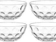 LEONARDO Schale CUCINA OPTIC, 4er-Set, Glas, (Set, 4-tlg), Spülmaschinengeeignet