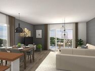 NEUBAU: Moderne 2-Zimmer-EG-Wohnung mit Terrasse & Gartenanteil, Tiefgaragen-Stellplatz möglich - Achim