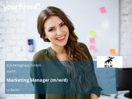 Marketing Manager (m/w/d) - Berlin